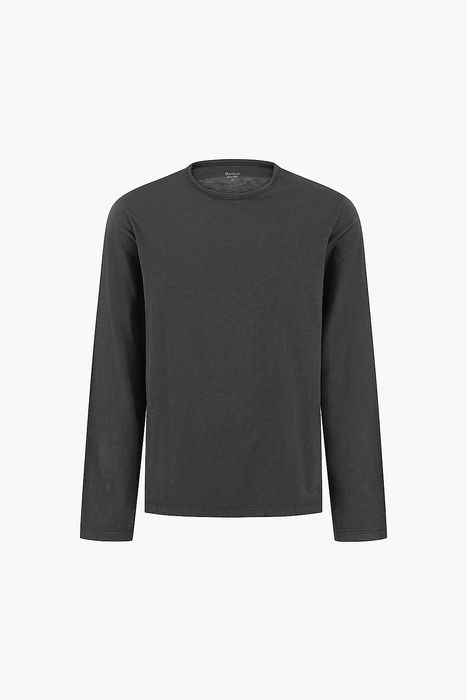 코튼 크루넥 긴소매 티셔츠 BE6630206